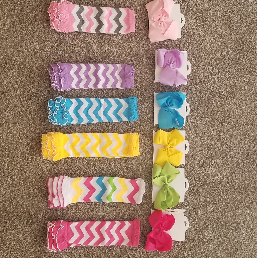 Leggings and bows